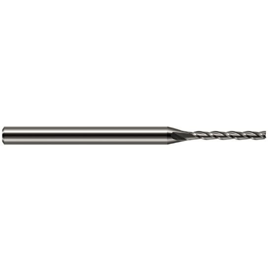 Picture of Harvey Tool 12770 Dia 0.07 LOC 0.50 OAL2.50 End Mill Standard Flute Standard Helix Carbide Uncoated Single End Square Sharp
